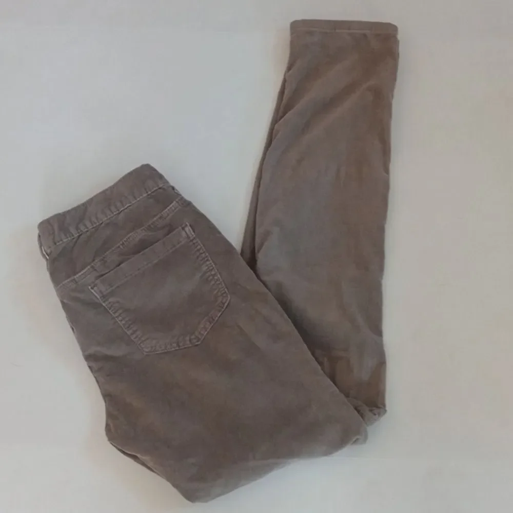 Waist 29 Size 6 Free People Tan Corduroy Skinny Ankle Jeans NWOT Fall Winter